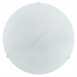 MARS - PLAFONIERA  1L X 60W E27 V.SATINATO BIANCO