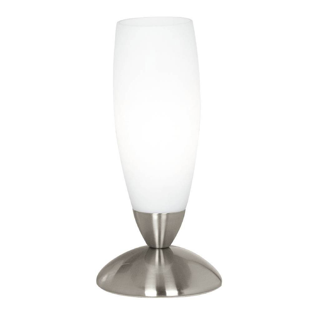 SLIM - LAMPADA TAVOLO CONO  1L X 40W E14  NICKEL +