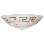 TWISTER - APPLIQUE  1L X 60W E27  V.SERIGRAFATO  D   **FP**