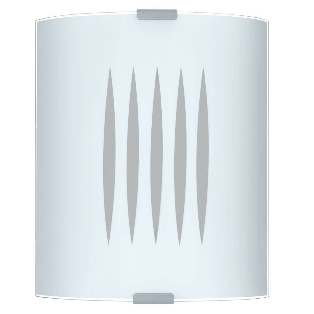 E GRAFIK LINEE 1LX60W VETRO BIANCO RIGATO