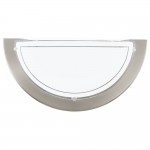 PLANET 1 100W E27 NIKEL + VETRO BIANCO