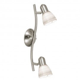 ARCO 2L X 40W E14 NICKEL+VETRO BIA RIG