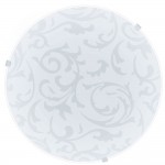 MARS - APP/PLAFO 1L X 60W E27 ACCIAIO  + BIANCO +