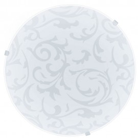 MARS - APP/PLAFO 1L X 60W E27 ACCIAIO  + BIANCO +