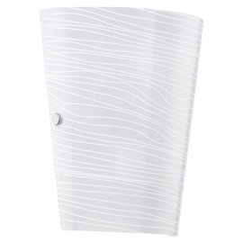 CAPRICE - APPLIQUE 1L X 60W E27 ACCIAIO/CROMO + V.   **FP**