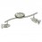 BARRA LED MAGNUM 2LX2,5W GU10 NICKEL/CROMO