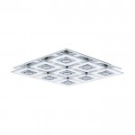 CABO - PLAFO 47CM X47CM  9L X 3W GU 10 LED - CROMO   **FP**