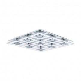 CABO - PLAFO 47CM X47CM  9L X 3W GU 10 LED - CROMO   **FP**