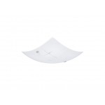 SABBIO1 - PLAFONIERA 41cm X 41cm 2 LUCI X 60W E27   **FP**