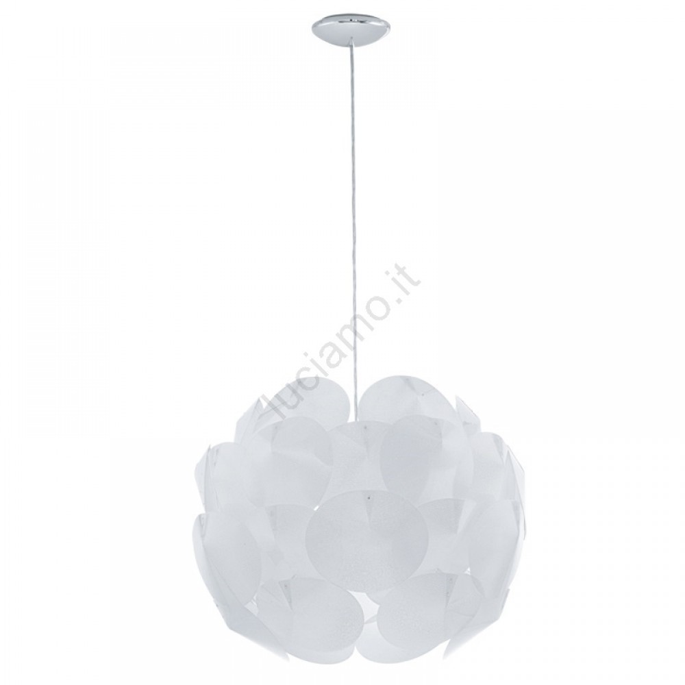 BERAMO - APPLIQUE/PLAFO Ø 29CM 12W LED ACCIAIO BIA   **FP**