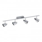 CORBERA - BARRA 4L X 3W GU10 LED METALLO CROMO + P   **FP**
