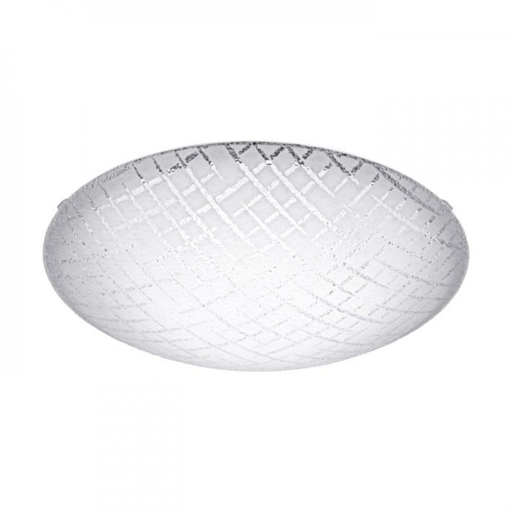 RICONTO 1 - PLAFONIERA Ø31,5CM 16W LED 3000K ACCIAIO, BIANCO