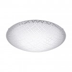 RICONTO 1 - PLAFONIERA Ø31,5CM 16W LED 3000K ACCIAIO, BIANCO