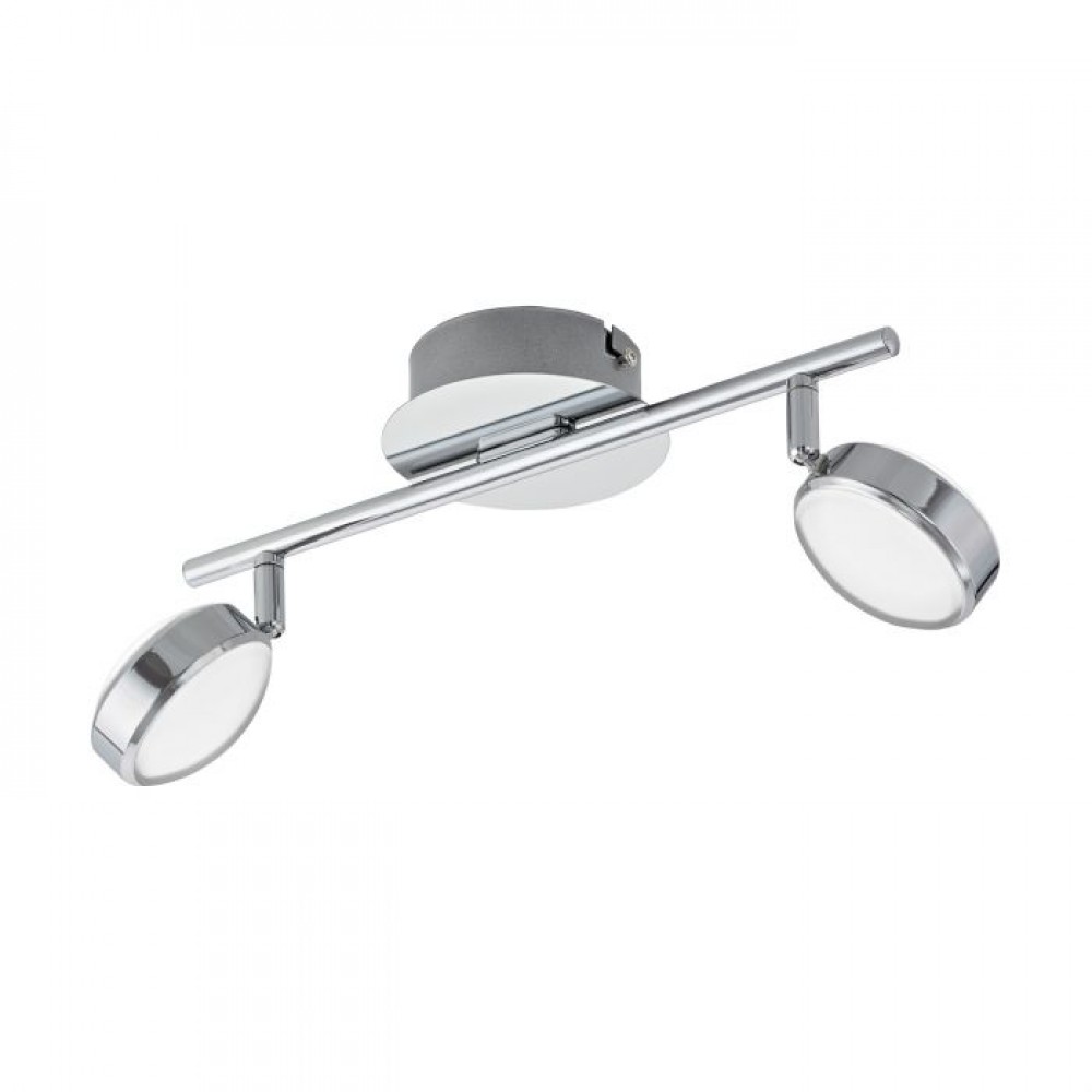 SALTO - ARCO 2LED X 5,4W ACCIAIO, CROMO + RESINA,