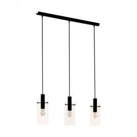 MONTEFINO SOSPENSIONE E27 3X60W  STRUTTURA IN META