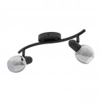 POLLICA FARETTI E14 2X28W  STRUTTURA IN METALLO /