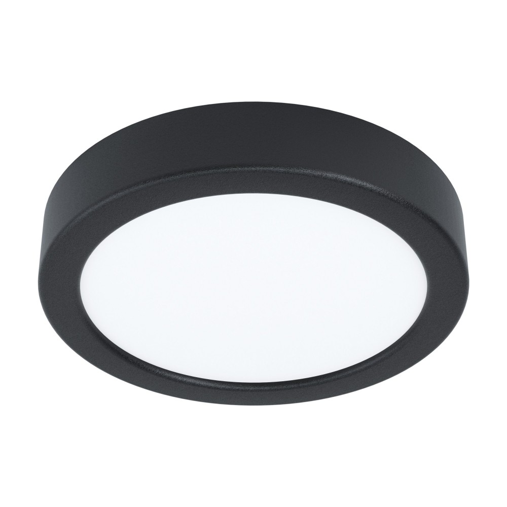 FUEVA 5 PLAFONE STRUTTURA METALLO NERO-DIFFUSORE P