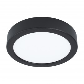 FUEVA 5 PLAFONE STRUTTURA METALLO NERO-DIFFUSORE P