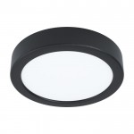 FUEVA 5 PLAFONE STRUTTURA METALLO NERO-DIFFUSORE P