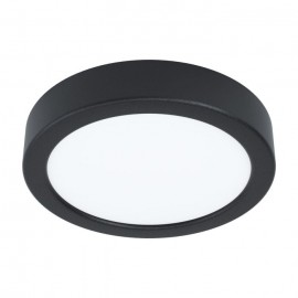 FUEVA 5 PLAFONE STRUTTURA METALLO NERO-DIFFUSORE P