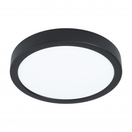 FUEVA 5 PLAFONE STRUTTURA METALLO NERO-DIFFUSORE P