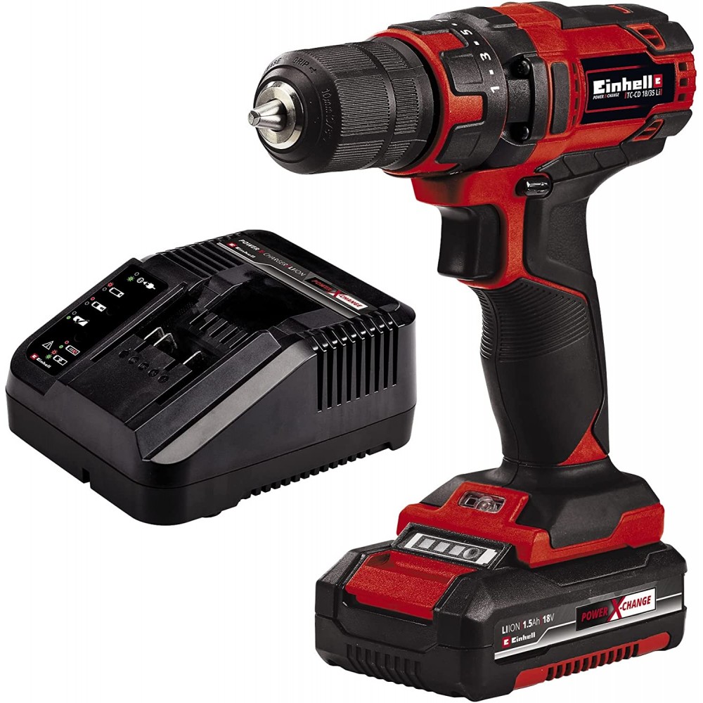 TRAPANO AVVITATORE A BATTERIA TC-CD 18/35 Li (1x1,5 Ah)