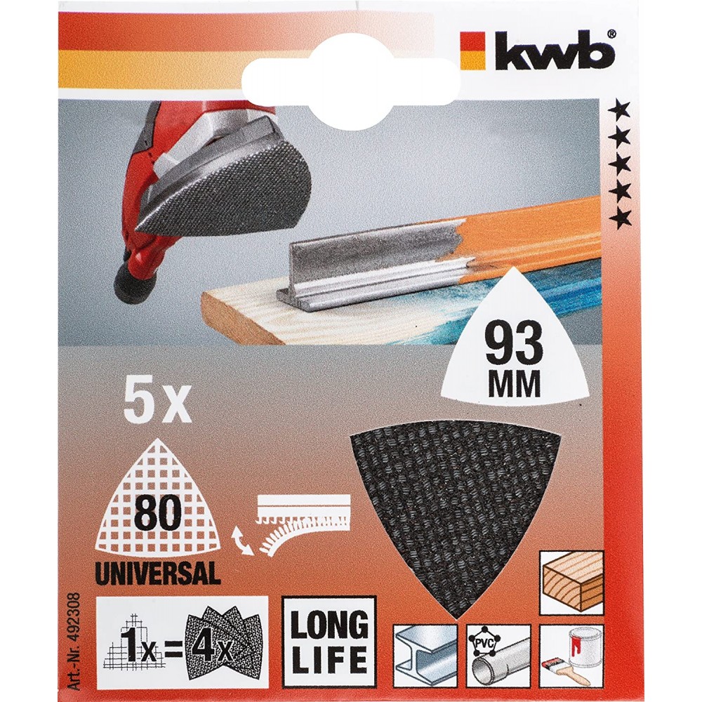 TELA ABRASIVA DELTA 93 VELCRO G80