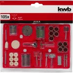 SET MINI ACCESSORI PER SMERIGLIATRICE A STELO - 10   KWB