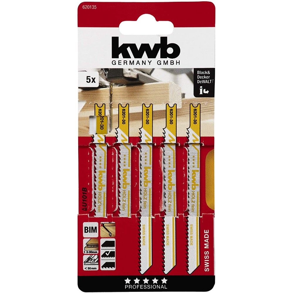 SET LAME PER SEGHETTO U - 5 LAME - HCS - FINE - L