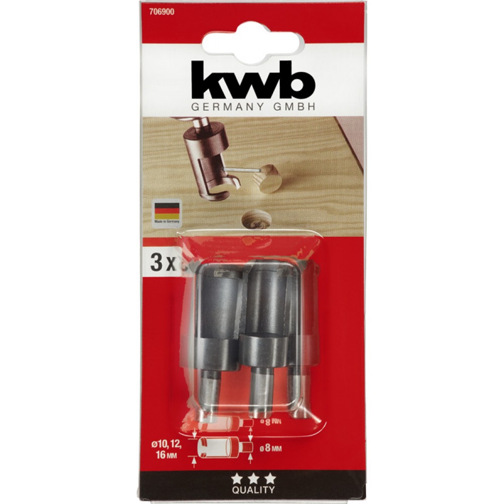 SET PUNTE X SPINE IN LEGNO 3 PZ