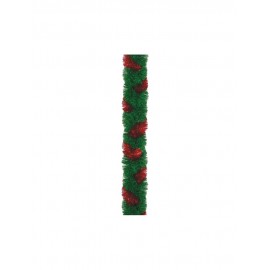FILO TRECCIA VERDE/RS MM.100 METRI 2 ,50 1 FILO 10 NASTRI VERDE PUNTE BIANCHE 150MM.MT.2.7