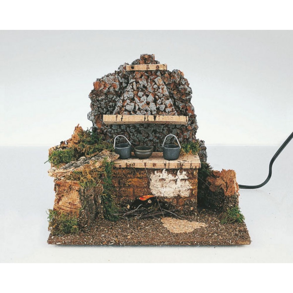 CUCINA C/FUOCO ELETTRICO CM.19X13X16 IN SC