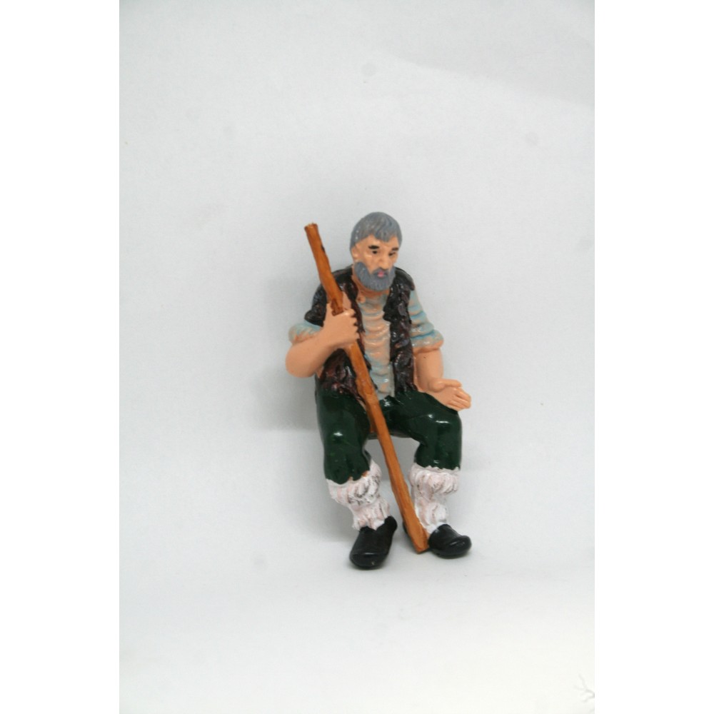 FIGURA CM 10 UOMO CON BASTONE