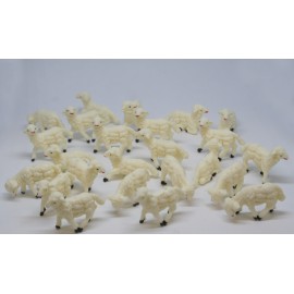 PECORE CM. 3X3 ADATTE CM 6,5 SET 24 PEZZI