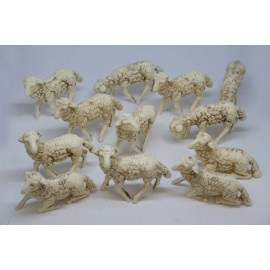 PECORE CM. 6X5 ADATTE CM 10 SET 12 PEZZI