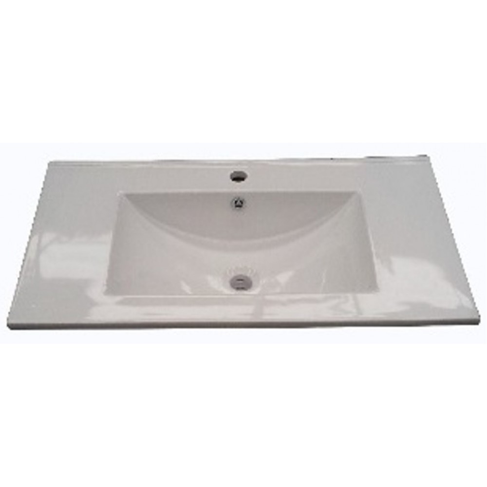 LAVABO IN CERAMICA BIANCO CM 80x45