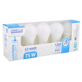 GOCCIA LED SET 5PZ 13W 6000K 1200LM E27