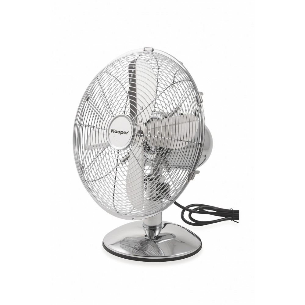 VENTILATORE DA TAVOLO CROMATO