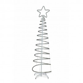 ALBERO A SPIRALE LED BIANCO CALDO