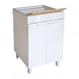 WOOD ( LEGNO) LAVATOIO IN KIT 2 ANTE CM.60x50