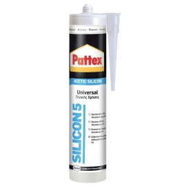 SILICONE PATTEX SILICON 5 BIANCO 300 ML.