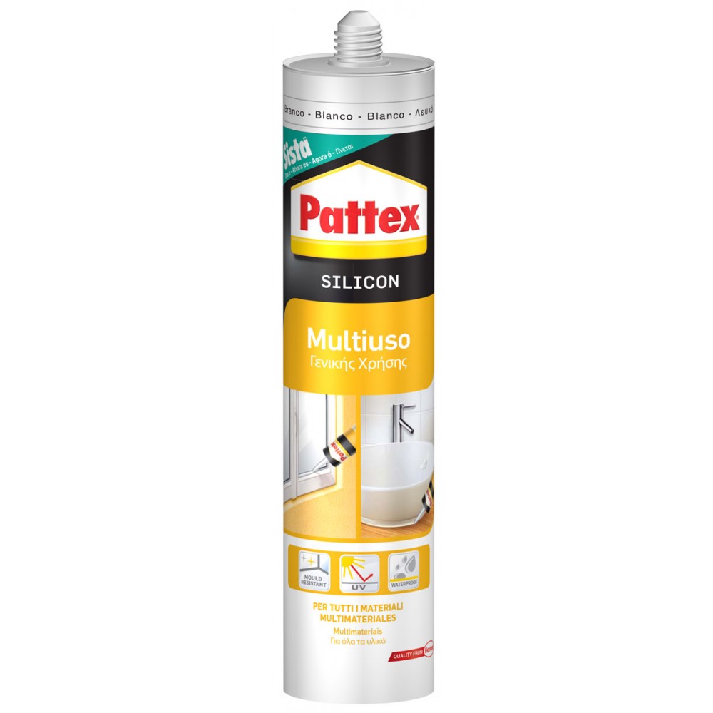 PATTEX SILICONE MULTIUSO BIANC290 ML.