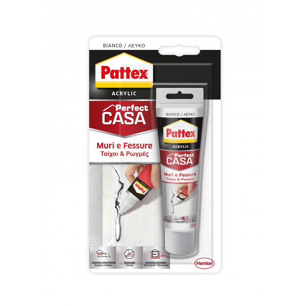 SILICONE PATTEX MURI E FESSUREBIANCO 60 ML