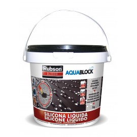 RUBSON SILICONE LIQUIDO NERO 1 KG.   *FP**