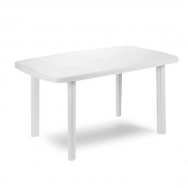 TAVOLO IN PPL FARO BIANCO OVALE CM.137x85xH.72