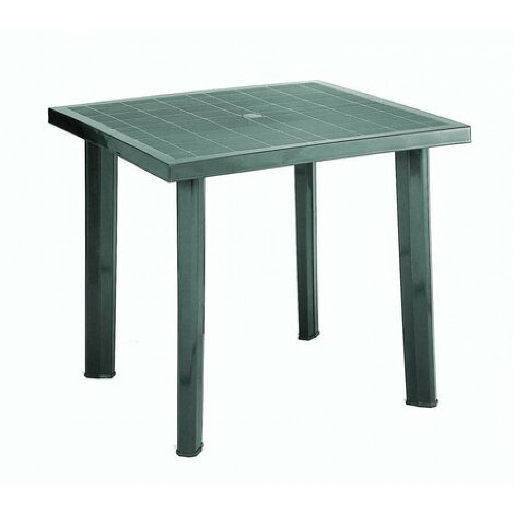 TAVOLO IN PLP FIOCCO VERDE CM.75x80xH.72