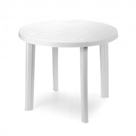 TAVOLO PLP TONDO D.90 BIANCO
