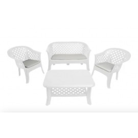 SET VERANDA BIANCO SESENZA CUSCINI