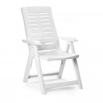SEDIA IN PLP YUMA BIANCO PIEGHEVOLE