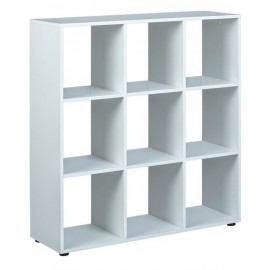 LIBRERIA CADORE BIANCA 9 WEISS CM P.33 X L.104.5 X H.109